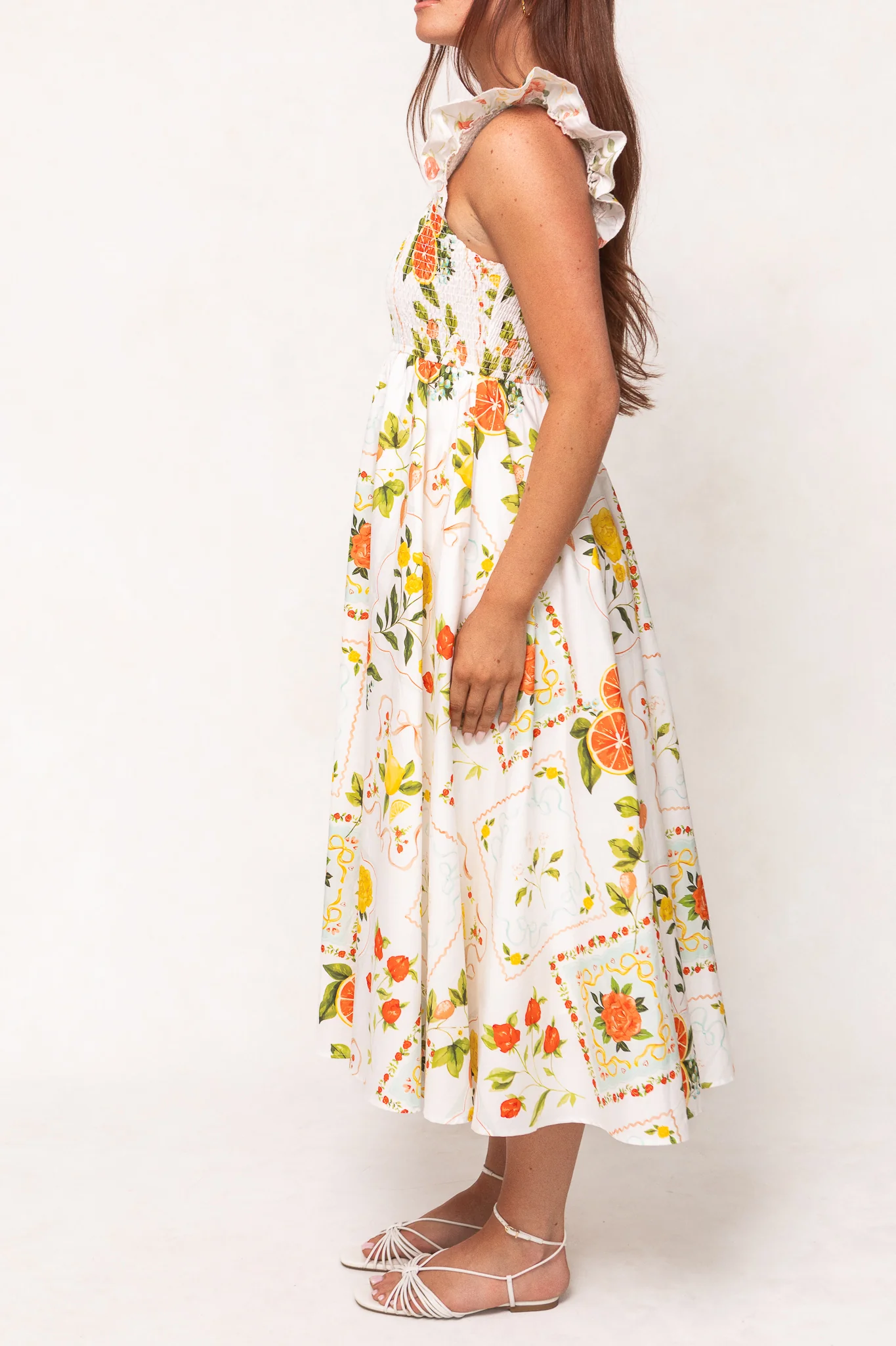 Camilla Dress in Citrus - Image 3