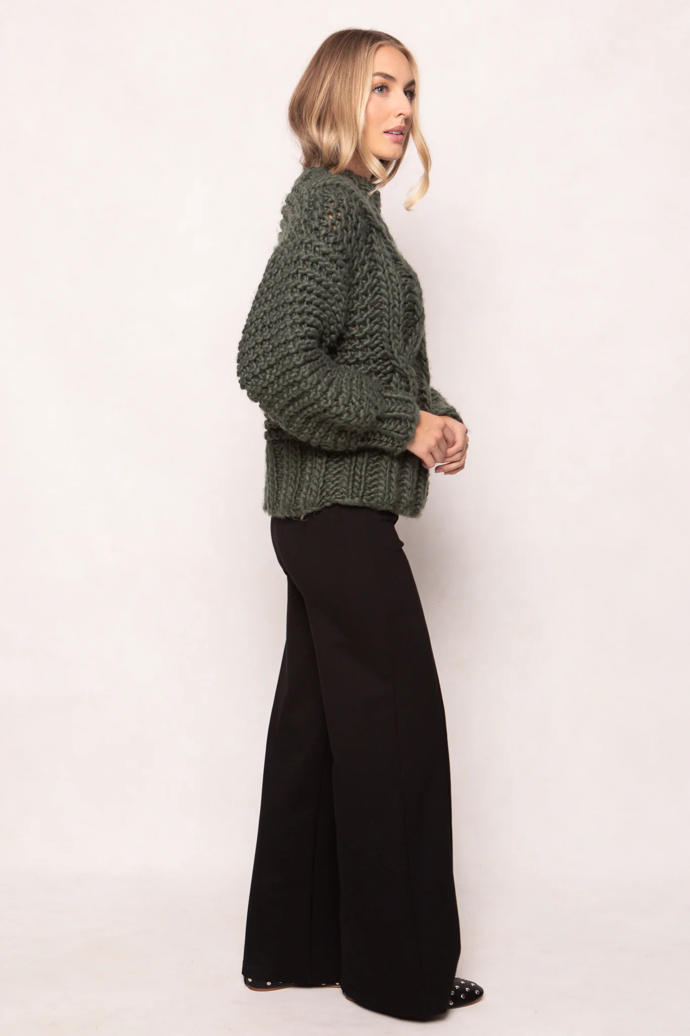 Erica Sweater in Emerald - Image 4