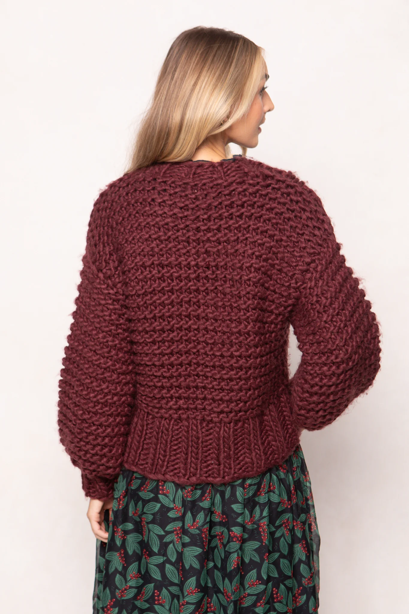 Erica Sweater in Raisin - Image 3