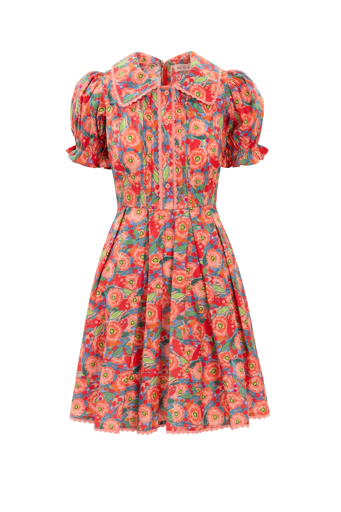 Sophia Short Dress in Poppy - Image 5